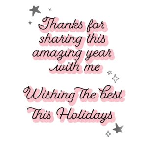 Thanks for sharing- Wishing  the best this holidays